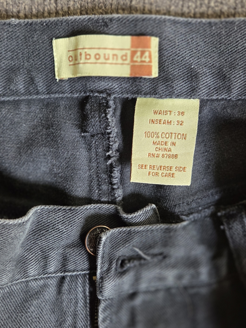 Men's Black Jeans - Classic Back-Pocket Style - Picture 2 of 5